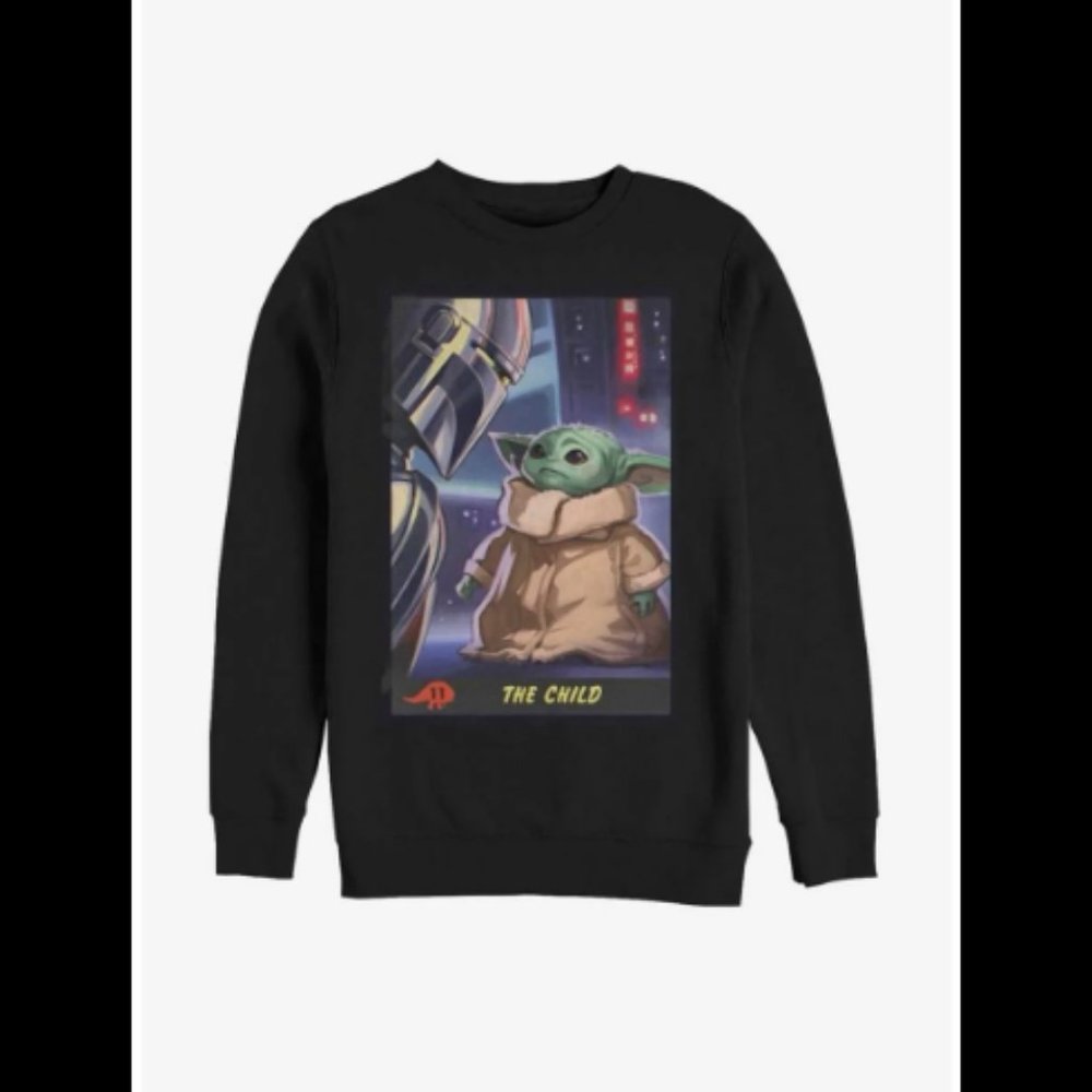 Star Wars The Mandalorian The Child Trading Card Sweatshirt